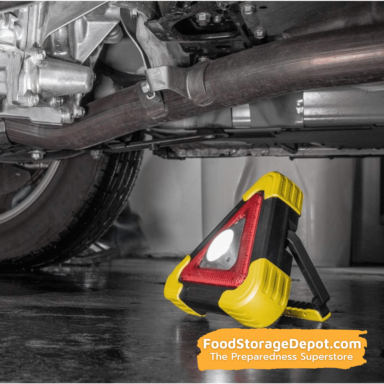 500 Lumen Triangular 2-in-1 Car Safety & Work Light