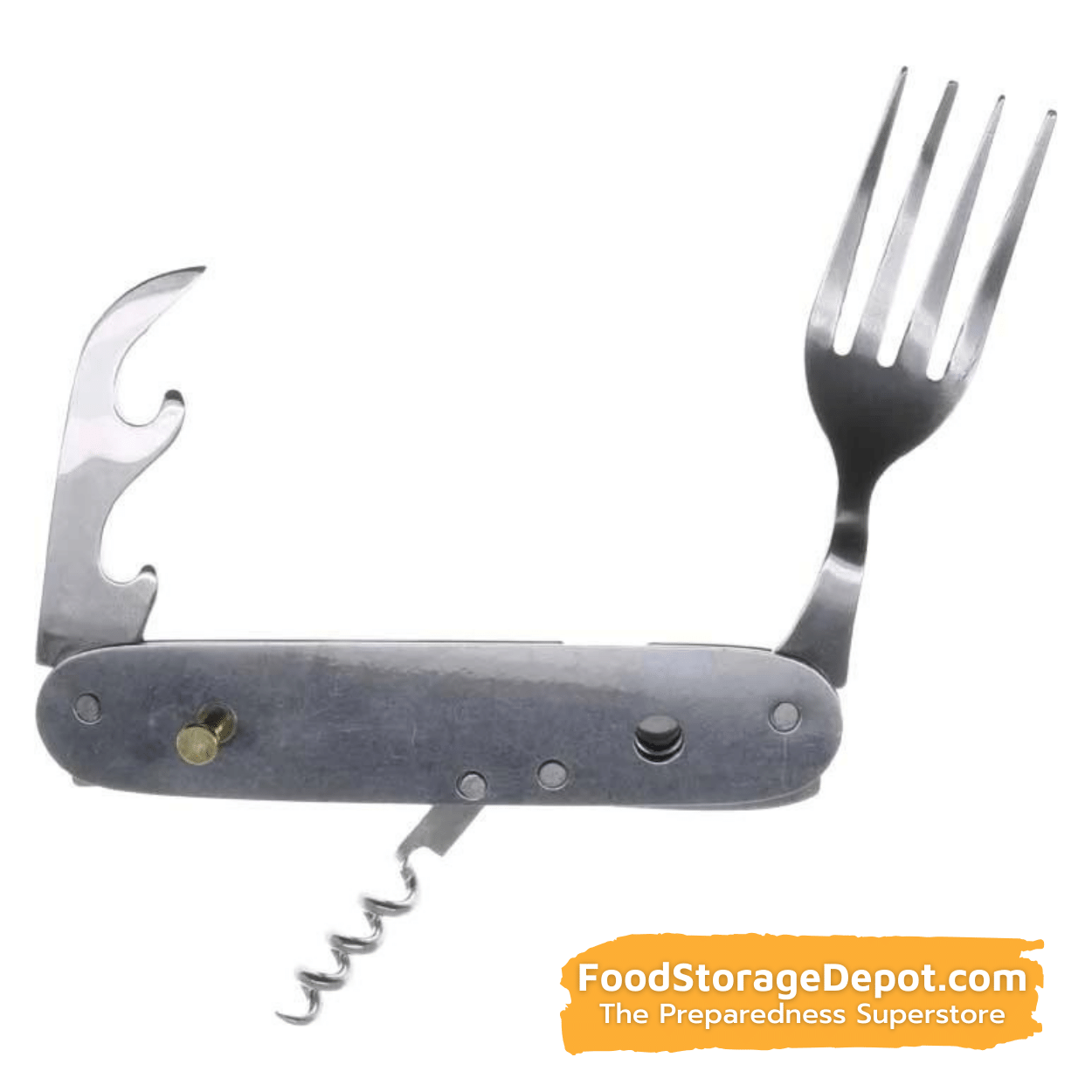 7-in-1 Stainless Steel Multi-Function Camping Tool and Utensils