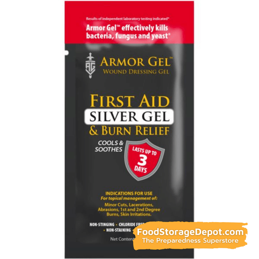 Silver Biotics- Armor Gel First-Aid Packet (Anti-Bacterial Wound Dressing)