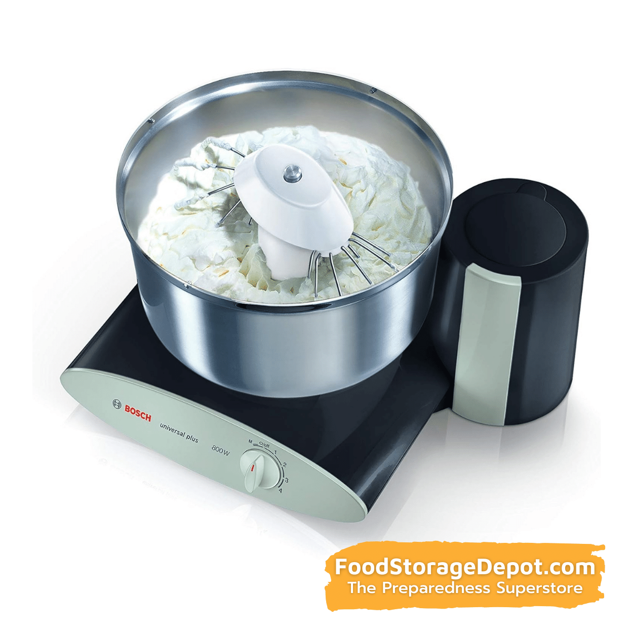 Bosch Black Universal Plus Stand Mixer (with Stainless Steel Bowl)