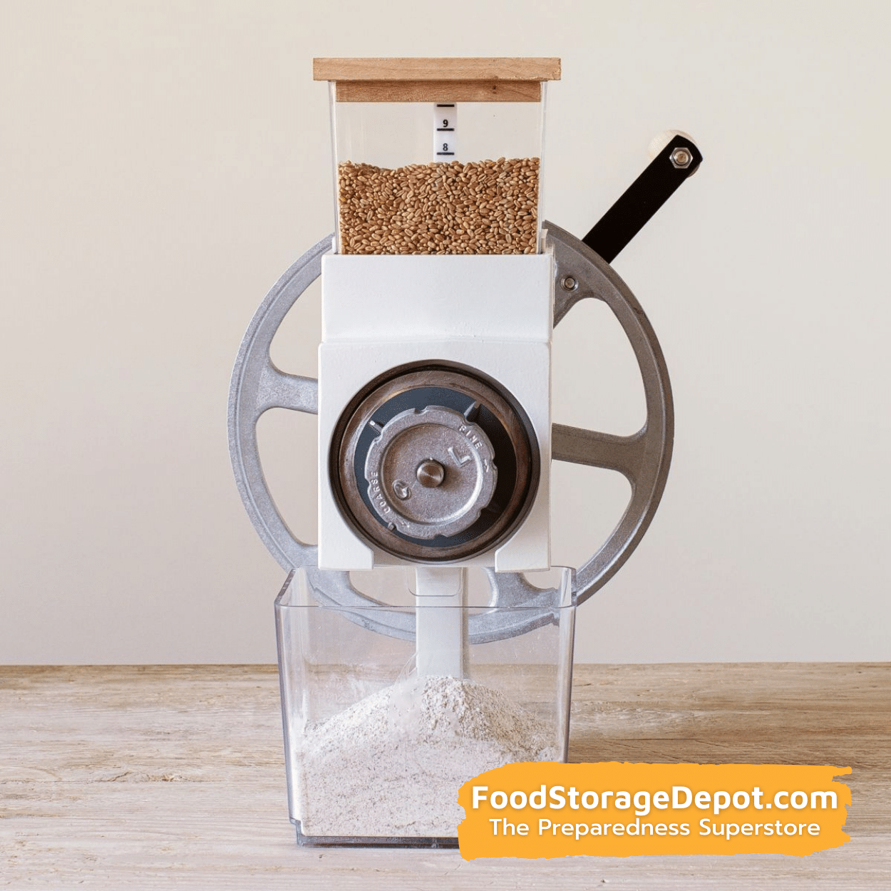 Country Living Flour Bin with Storage