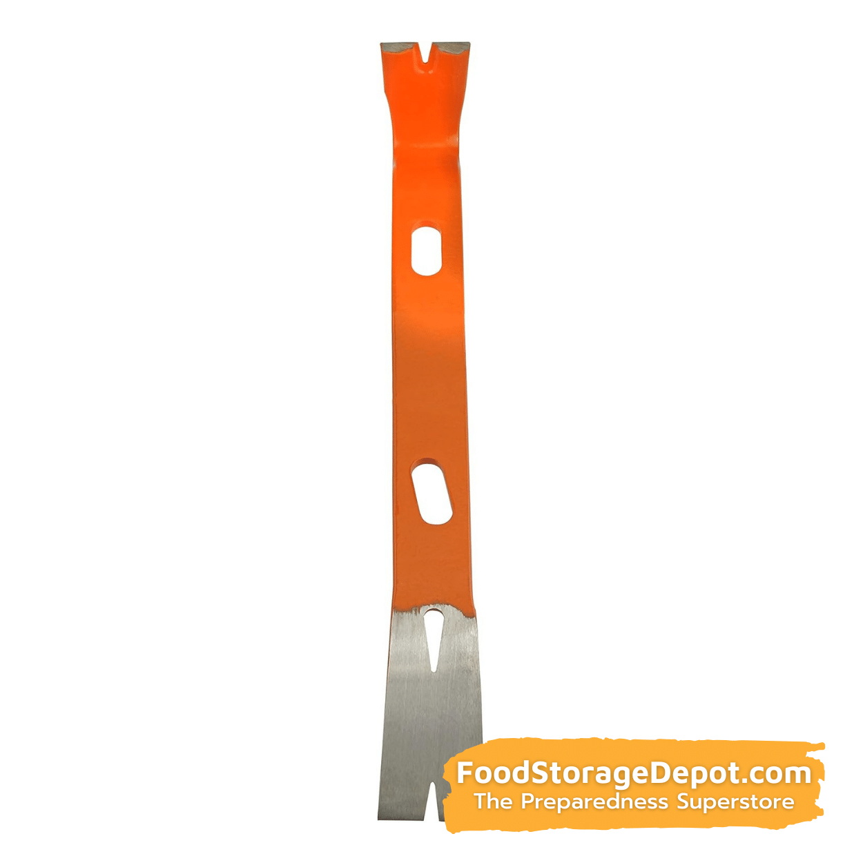 Heavy Duty 15" Pry Bar & Nail Puller with Emergency Gas Valve Slots