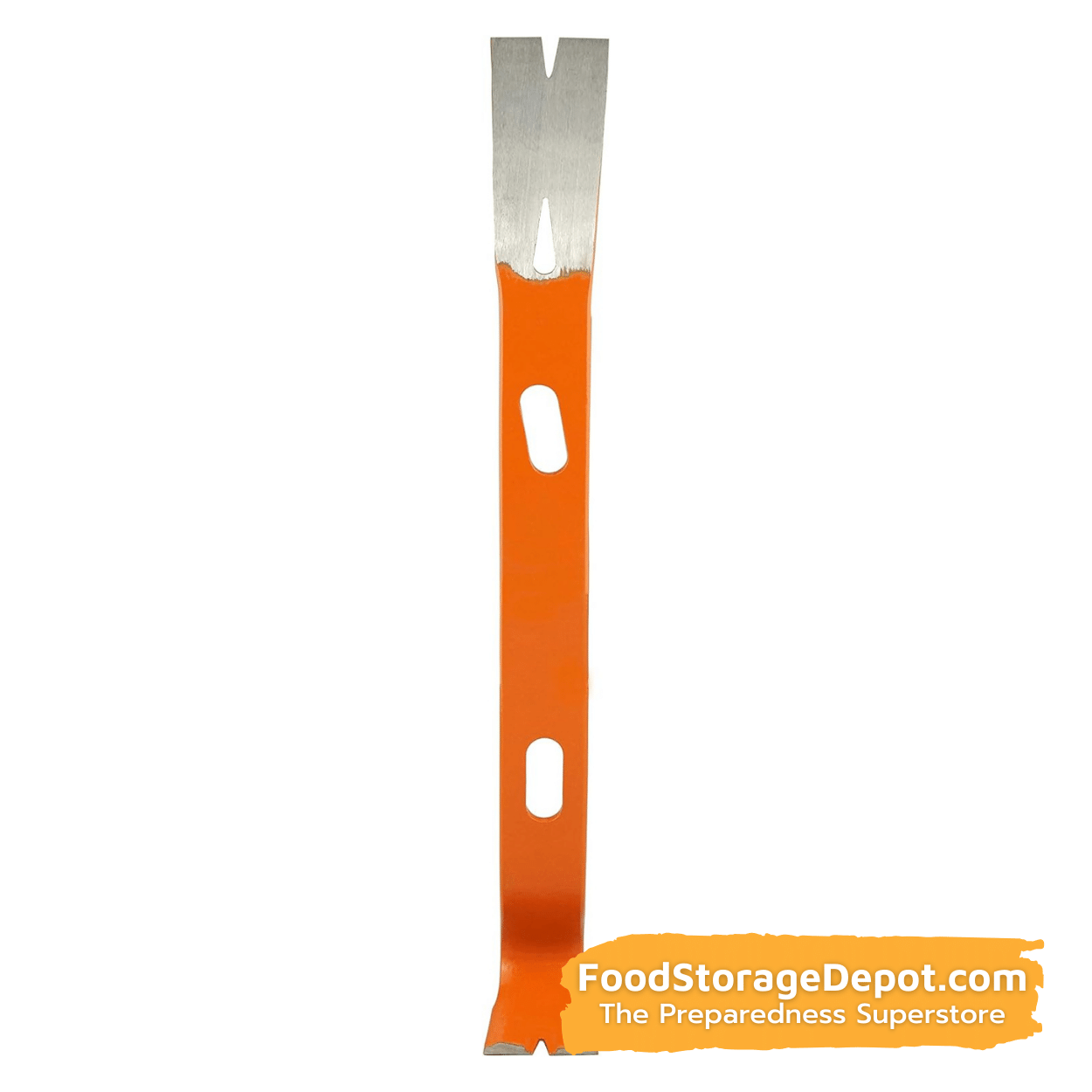 Heavy Duty 15" Pry Bar & Nail Puller with Emergency Gas Valve Slots