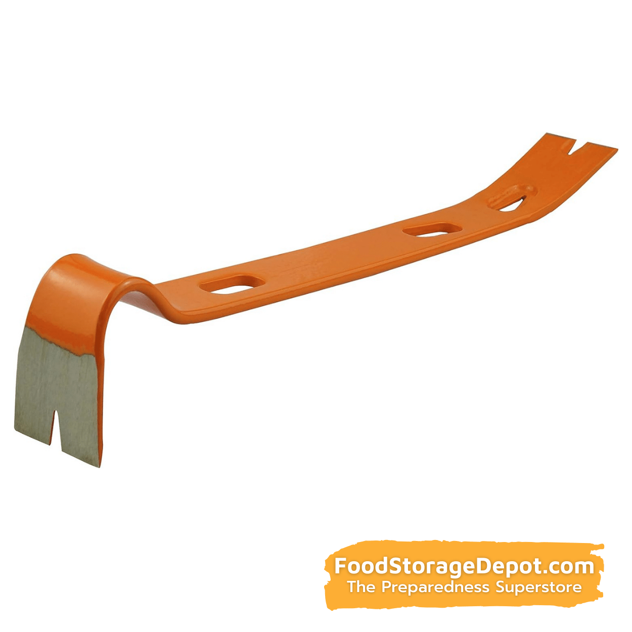 Heavy Duty 15" Pry Bar & Nail Puller with Emergency Gas Valve Slots