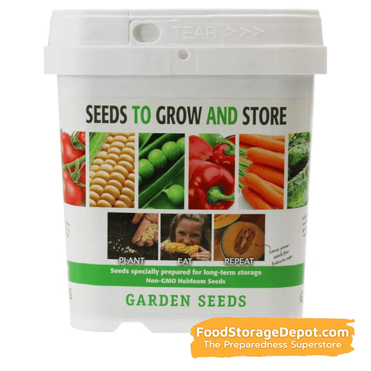 Heirloom Garden Seeds NON-GMO 21 Variety Bucket