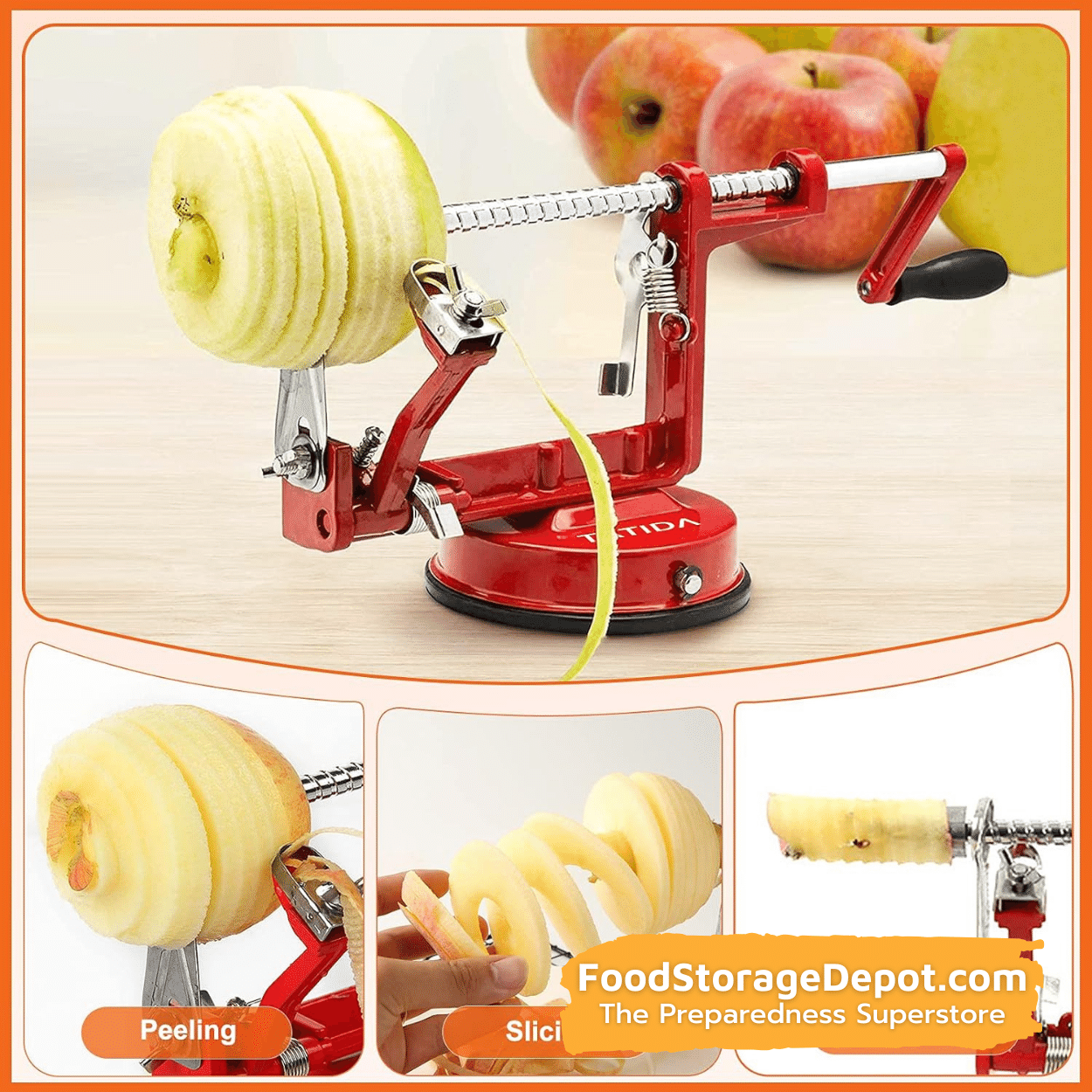 Johnny Apple Peeler (Suction Base)