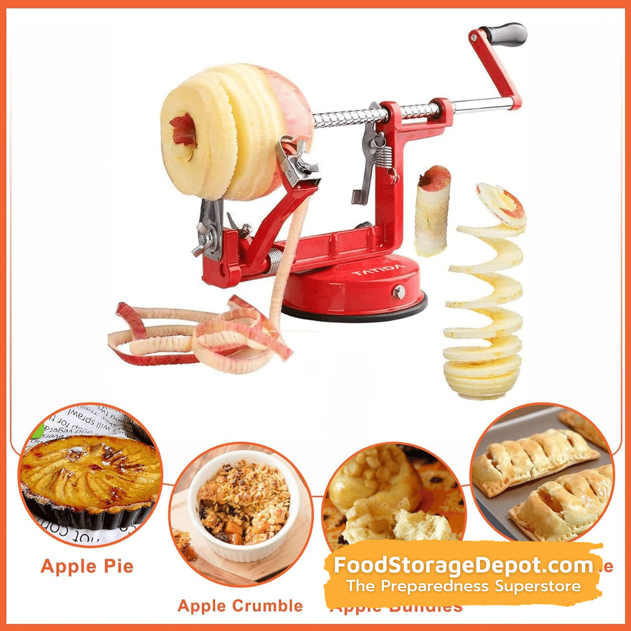 Johnny Apple Peeler (Suction Base)