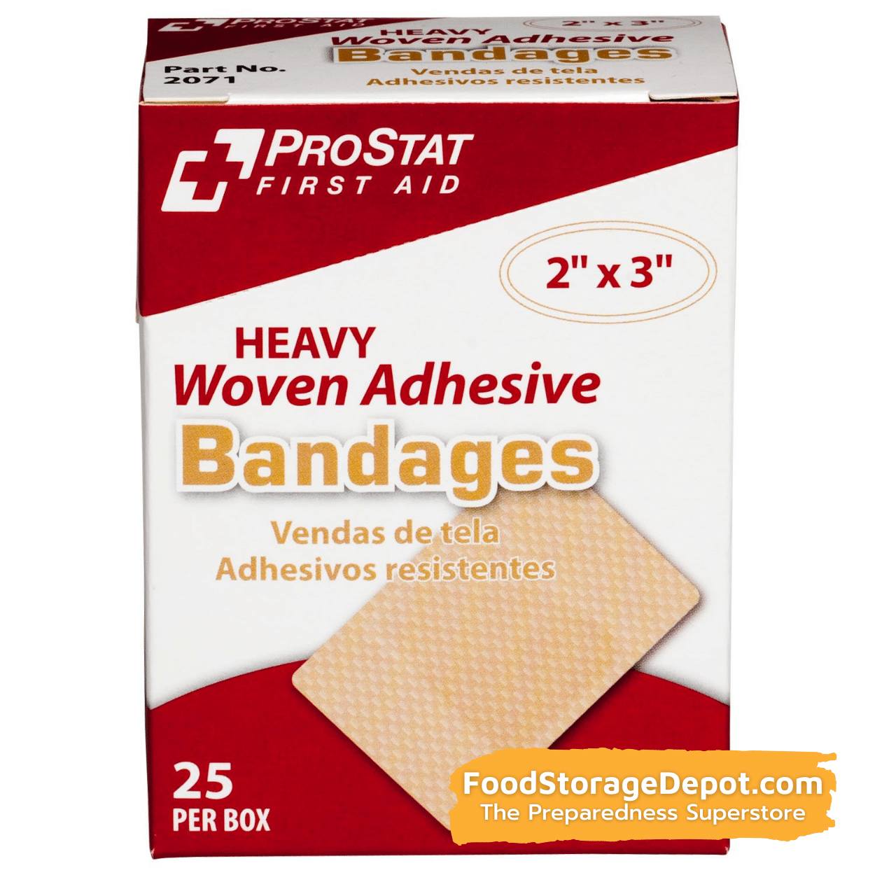 Large Fingertip Woven Bandages (25 Count)