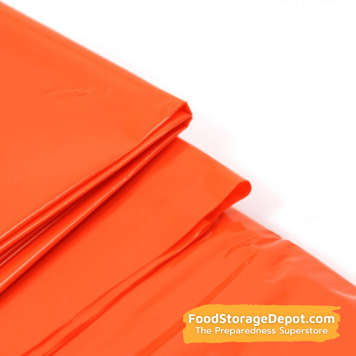 Lightweight Emergency Tube Tent and Shelter (Orange)