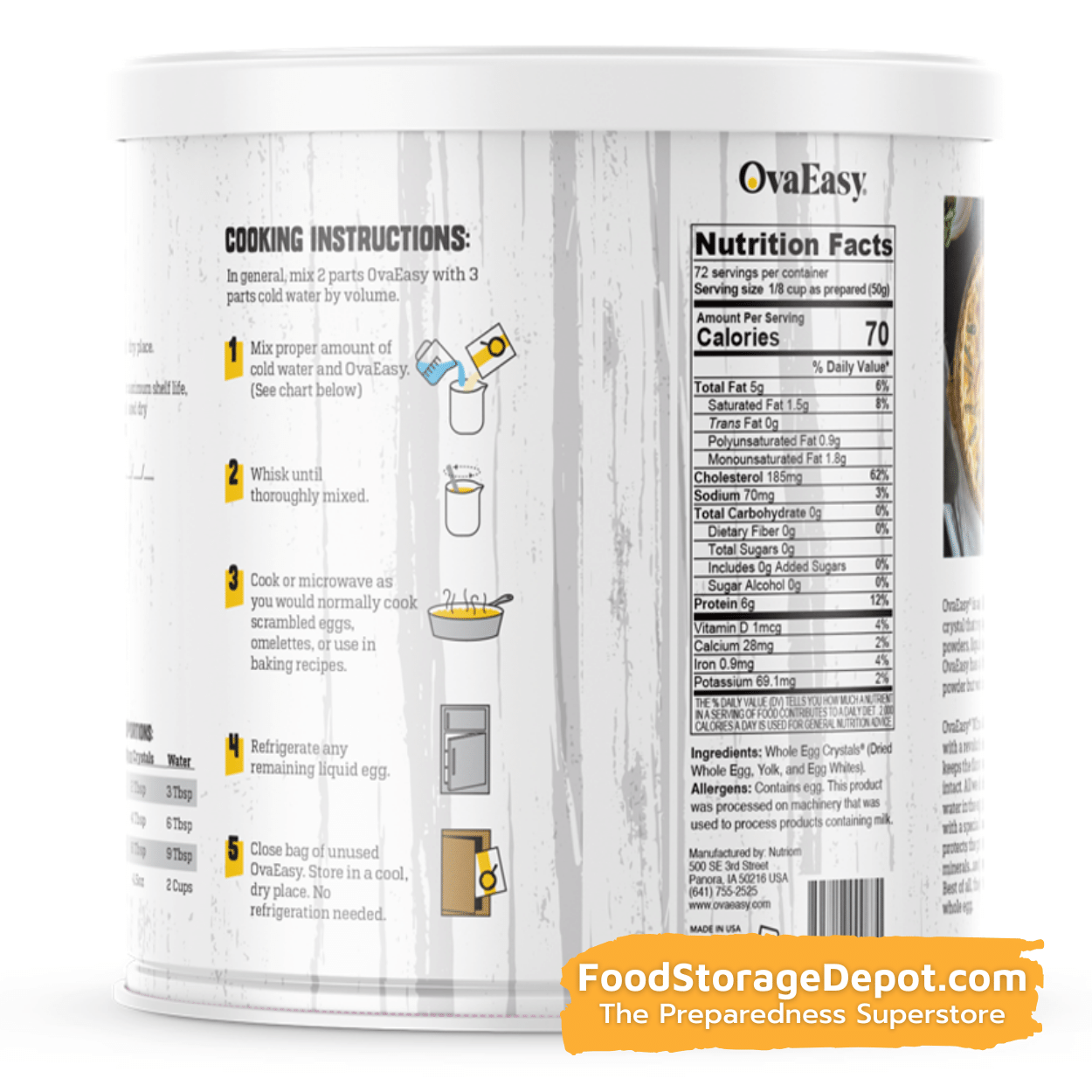 OvaEasy Eggs (Can) - 96 eggs