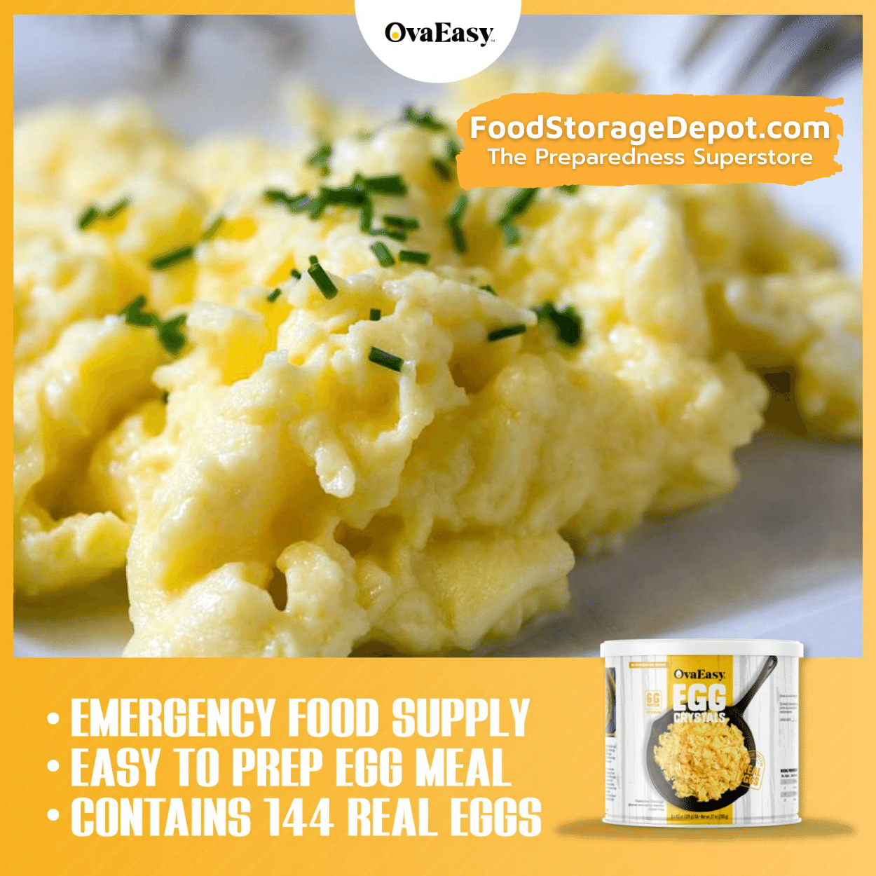 OvaEasy Eggs (Can) - 96 eggs