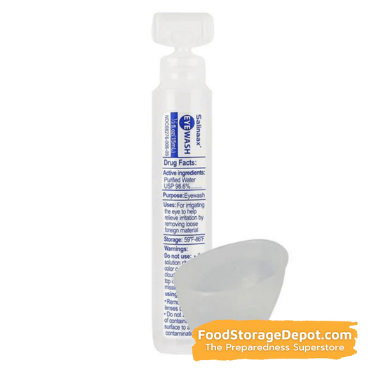Purified and Buffered Medical Eye Wash with Cup (0.5 oz)