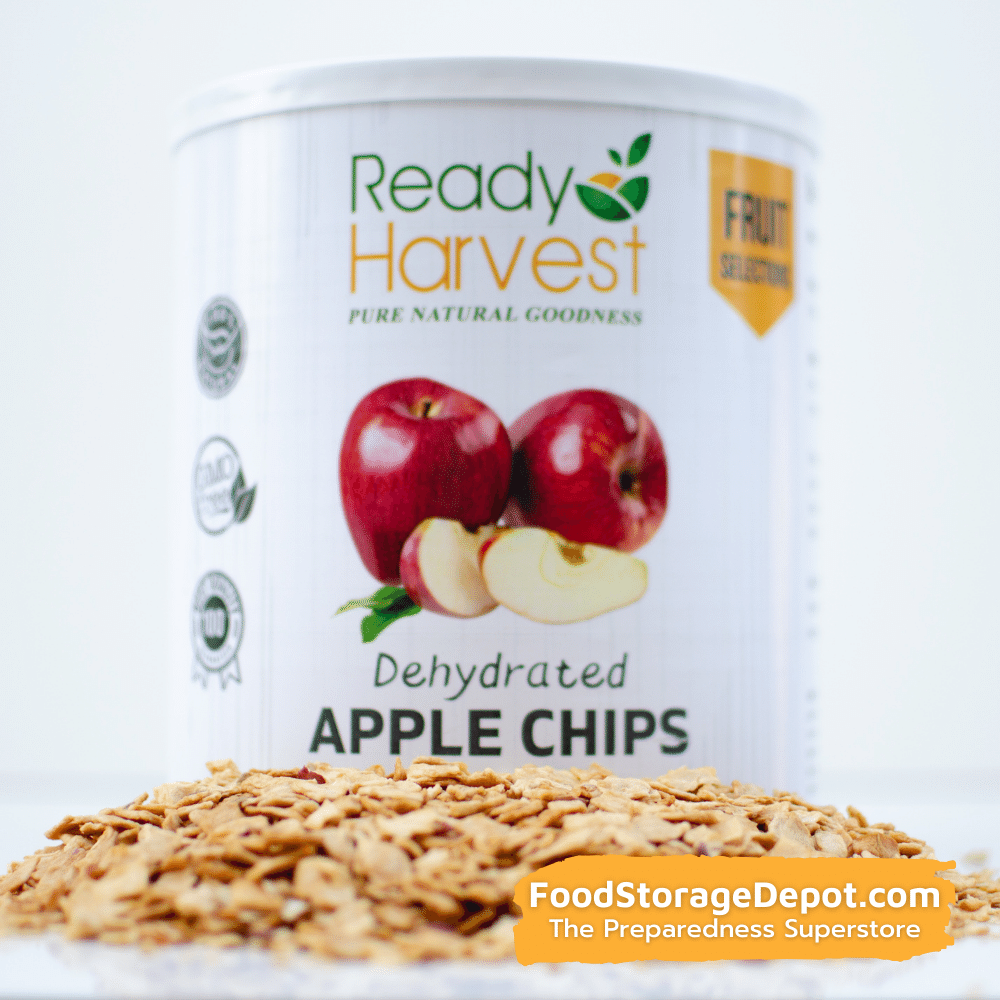 Ready Harvest Dehydrated Apple Chips (30-Year Shelf Life!)