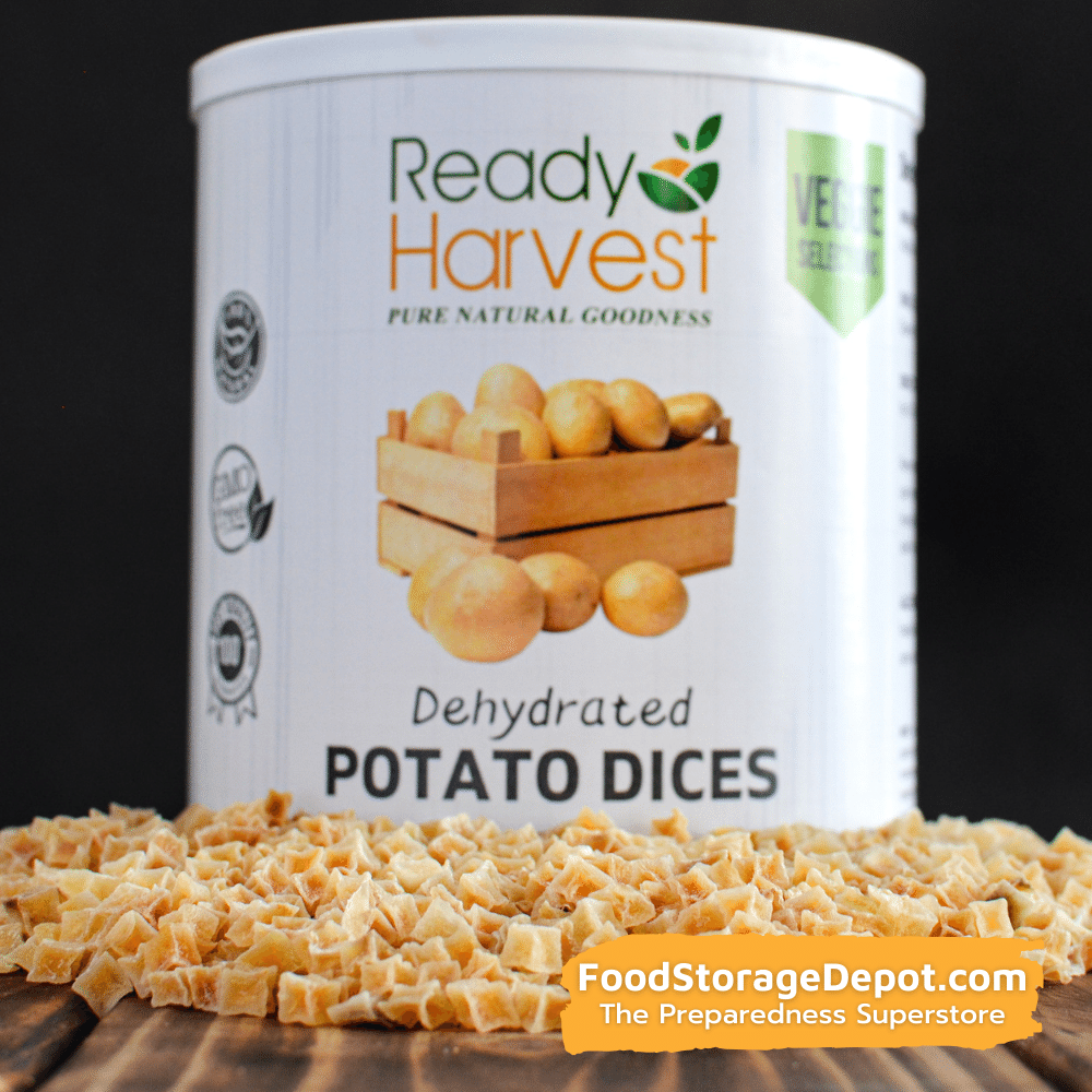 Ready Harvest Dehydrated Potato Dices (30-Year Shelf Life!)