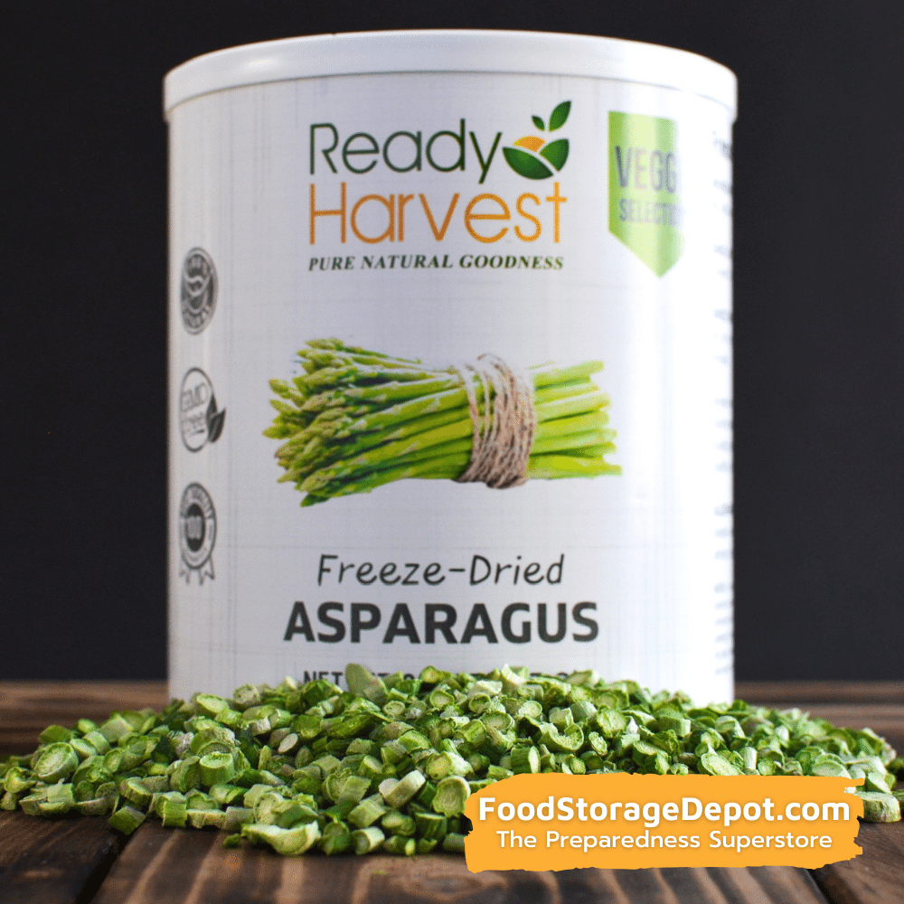 Ready Harvest Freeze-Dried Asparagus (30-Year Shelf Life!)