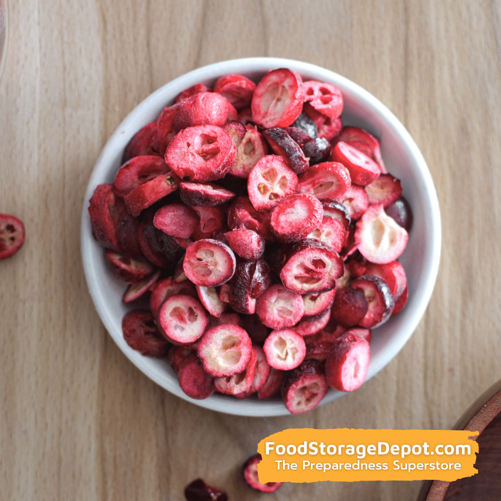 Ready Harvest Freeze-Dried Cranberries (30-Year Shelf Life!)