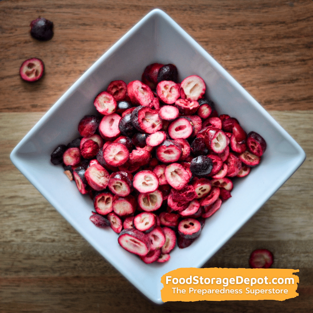 Ready Harvest Freeze-Dried Cranberries (30-Year Shelf Life!)