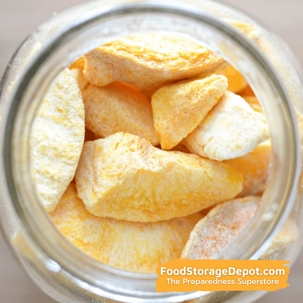 Ready Harvest Freeze-Dried Peach Slices (30-Year Shelf Life!)