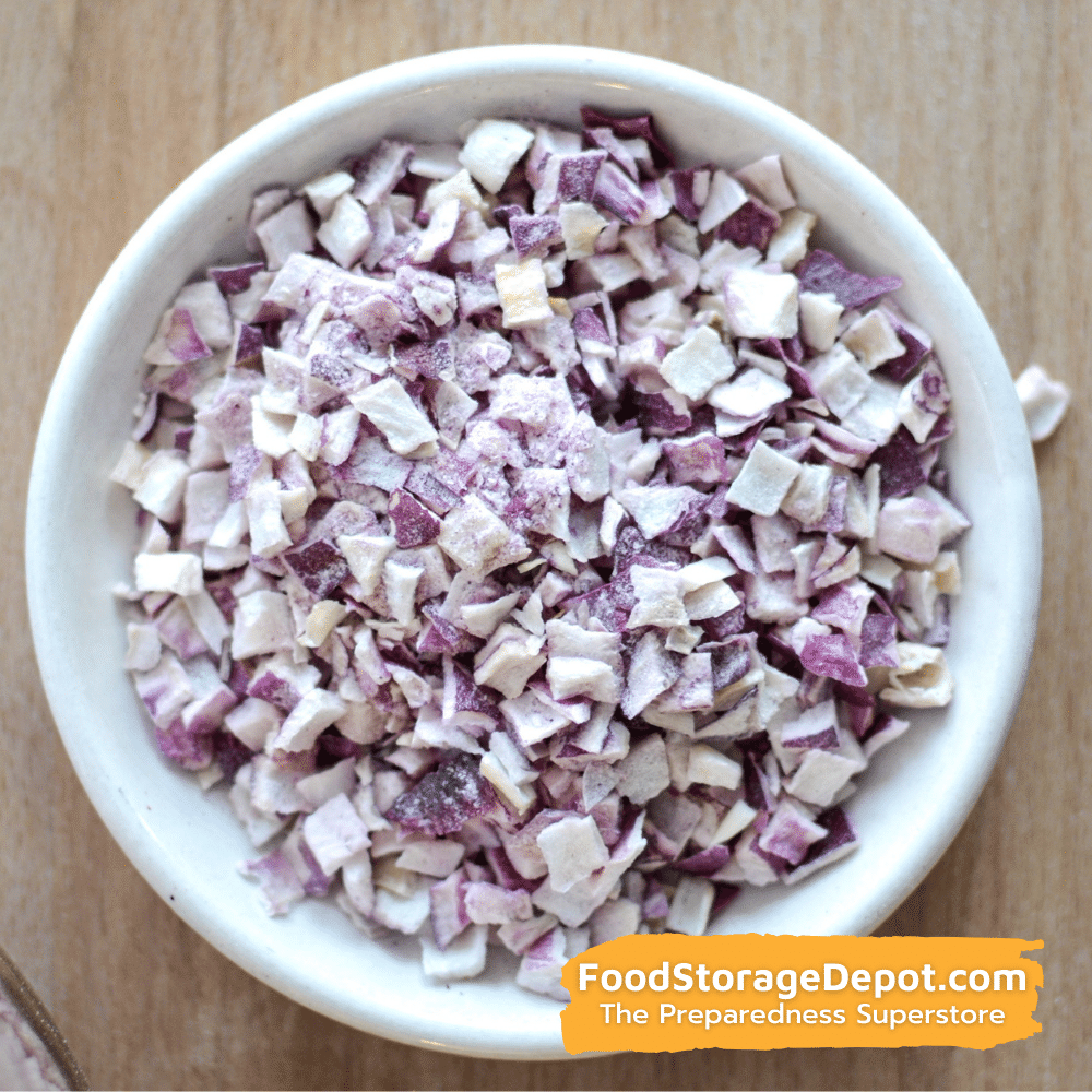 Ready Harvest Freeze-Dried Red Onions (30-Year Shelf Life!)