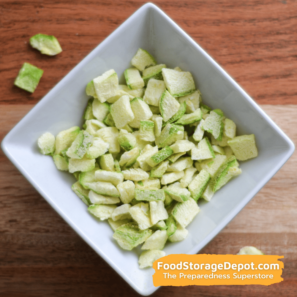 Ready Harvest Freeze-Dried Zucchini (30-Year Shelf Life!)