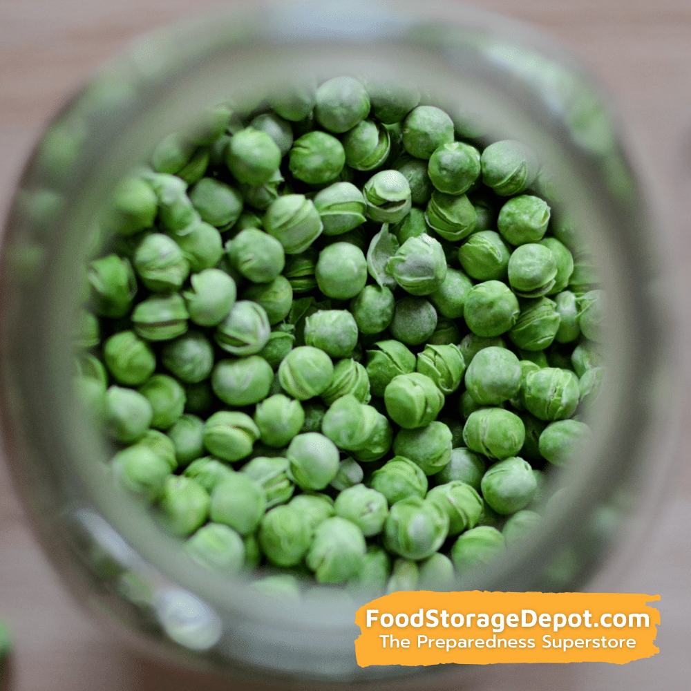 Ready Harvest Freeze-Dried Garden Peas (30-Year Shelf Life!)