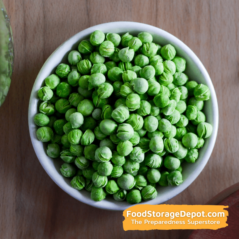 Ready Harvest Freeze-Dried Garden Peas (30-Year Shelf Life!)