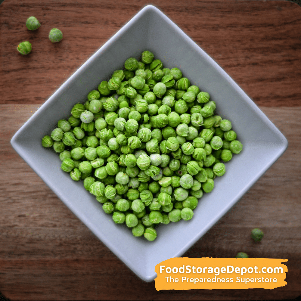 Ready Harvest Freeze-Dried Garden Peas (30-Year Shelf Life!)