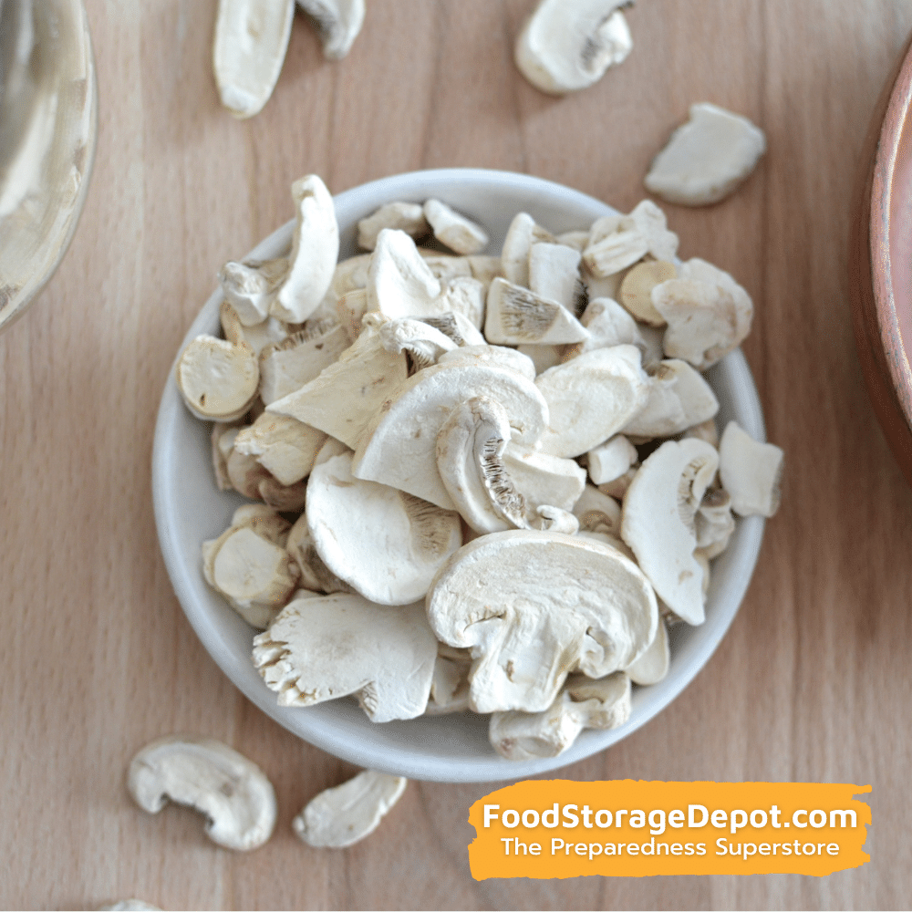 Ready Harvest Freeze-Dried Mushroom Slices (30-Year Shelf Life!)