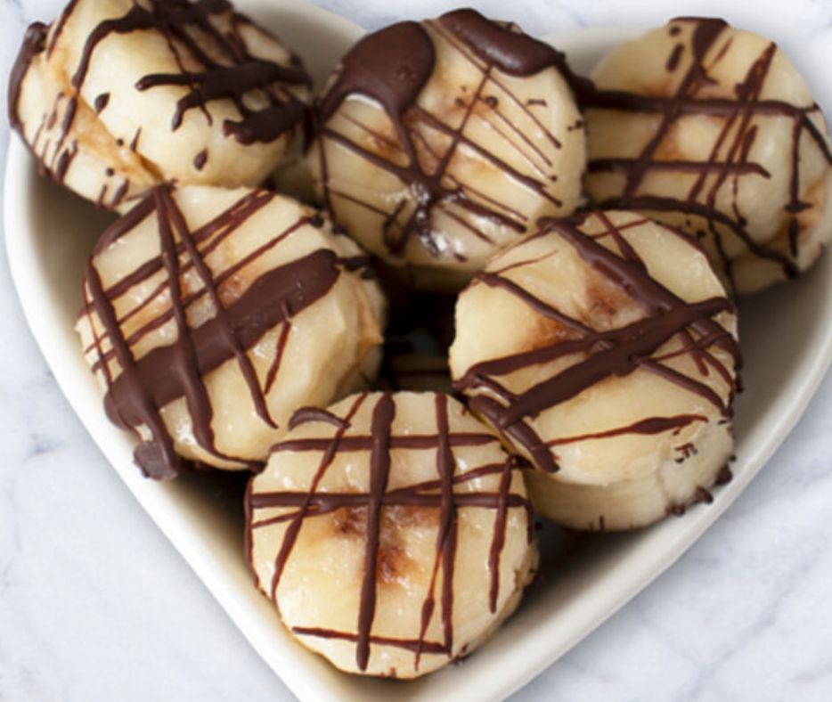 Bananas drizzled in Chocolate - Snacks Pouch