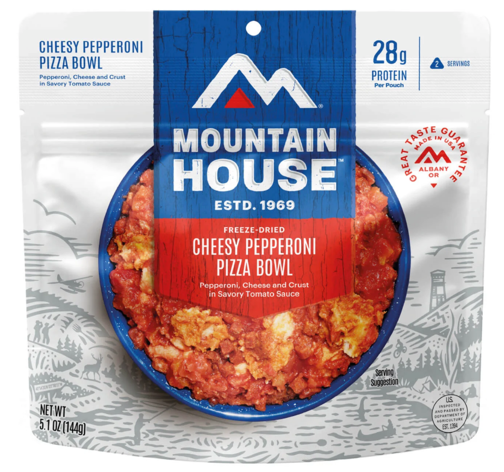 Freeze-Dried Cheesy Pepperoni Pizza Bowl Pouch - Mountain House