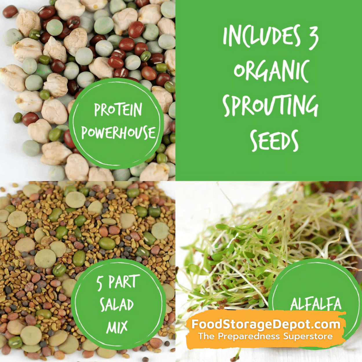 Sprouting Kit - 3 Tray