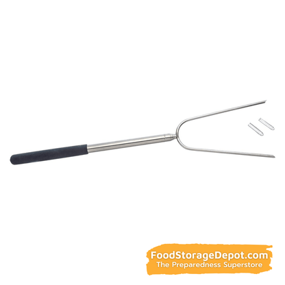 Stainless Steel Telescopic BBQ Fork (Up to 57" Reach!)