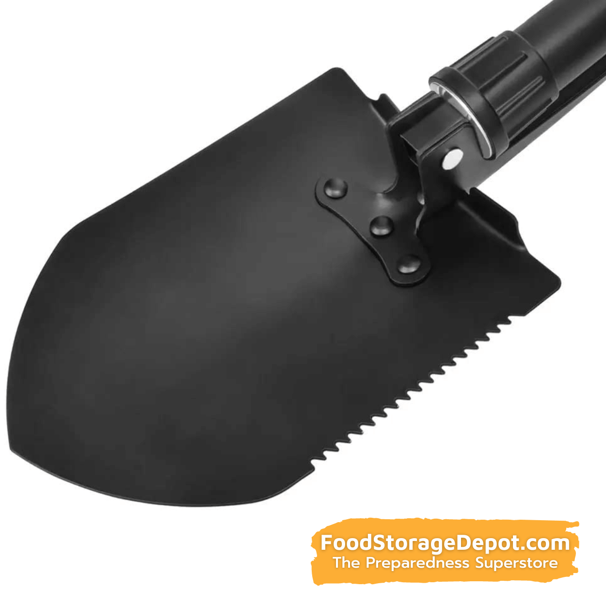 Tri-Fold Serrated Shovel with Carrying Case (23")