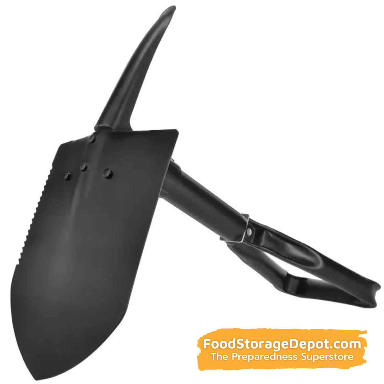 Tri-Fold Serrated Shovel with Carrying Case (23")