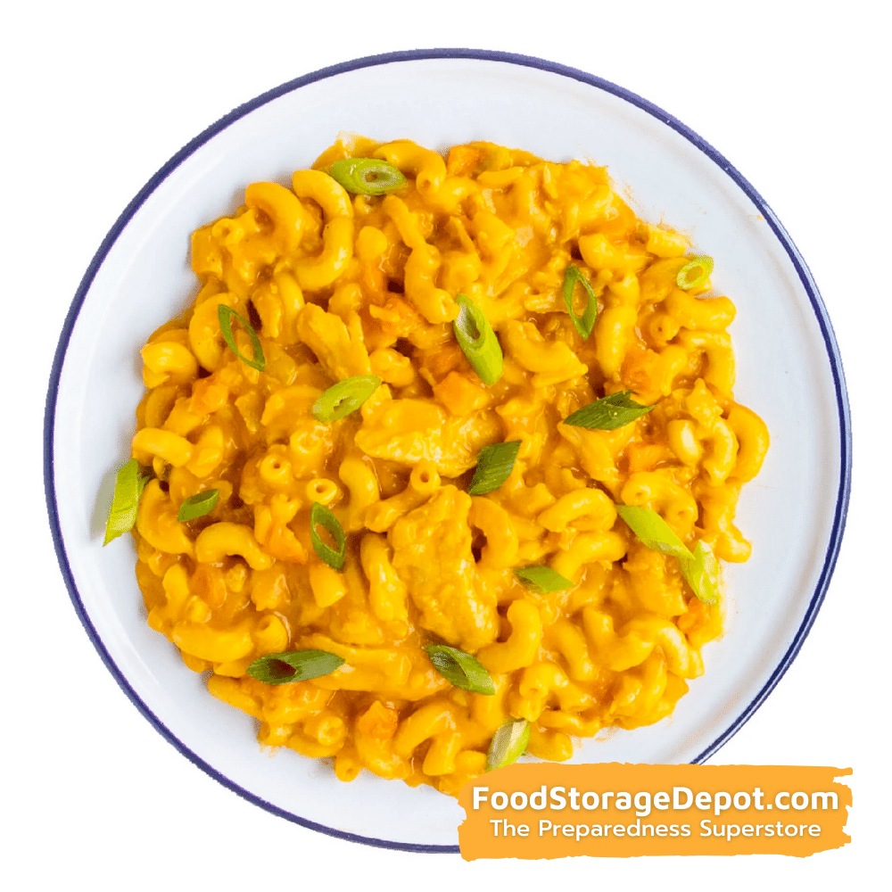 Freeze-Dried Buffalo Style Chicken Mac and Cheese Pouch (30-Year Shelf Life)