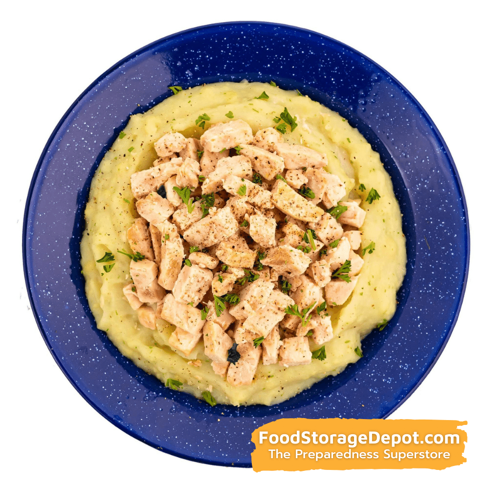 Freeze-Dried Chicken and Mashed Potatoes Dinner Pouch - Mountain House