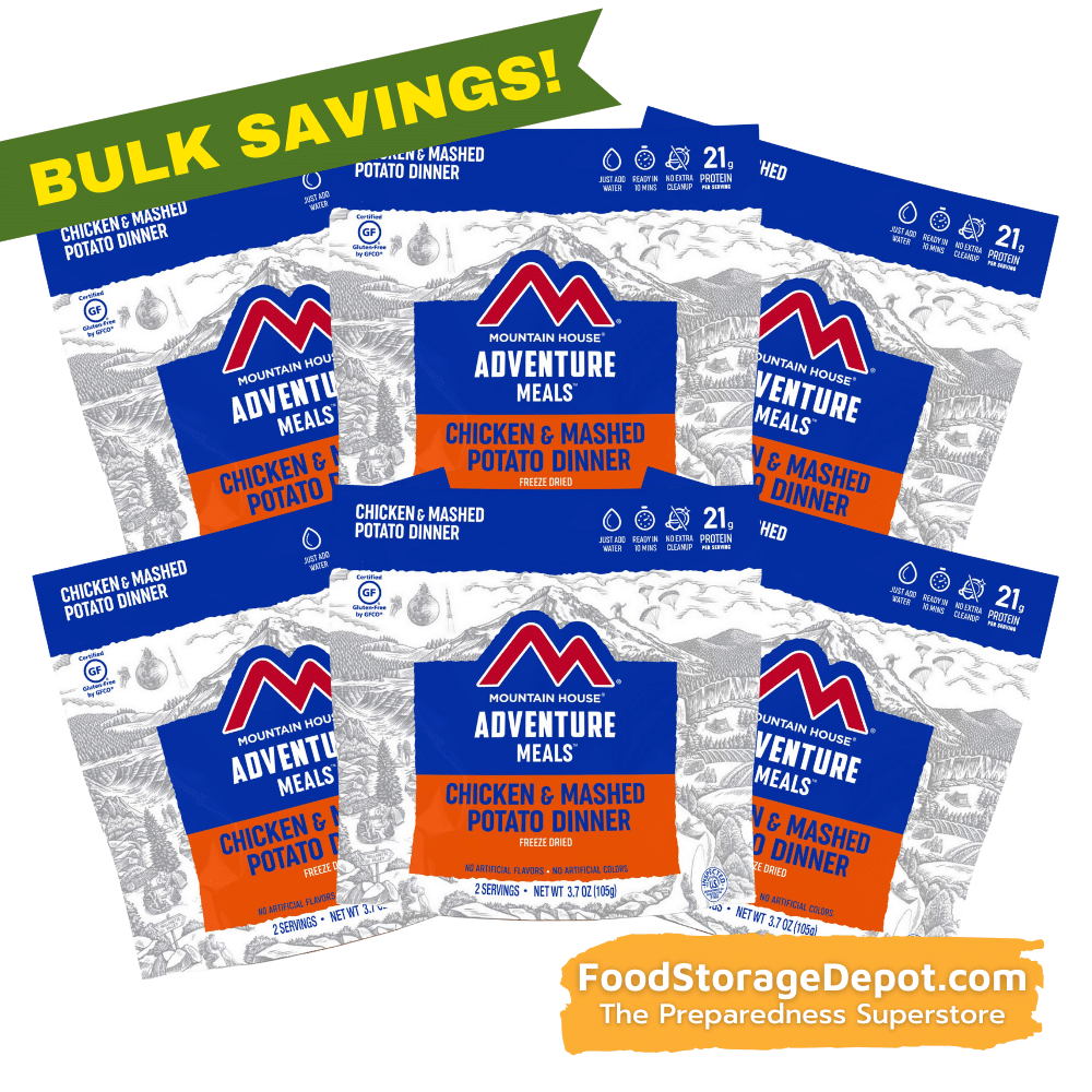 Freeze-Dried Chicken and Mashed Potatoes Dinner Pouch - Mountain House