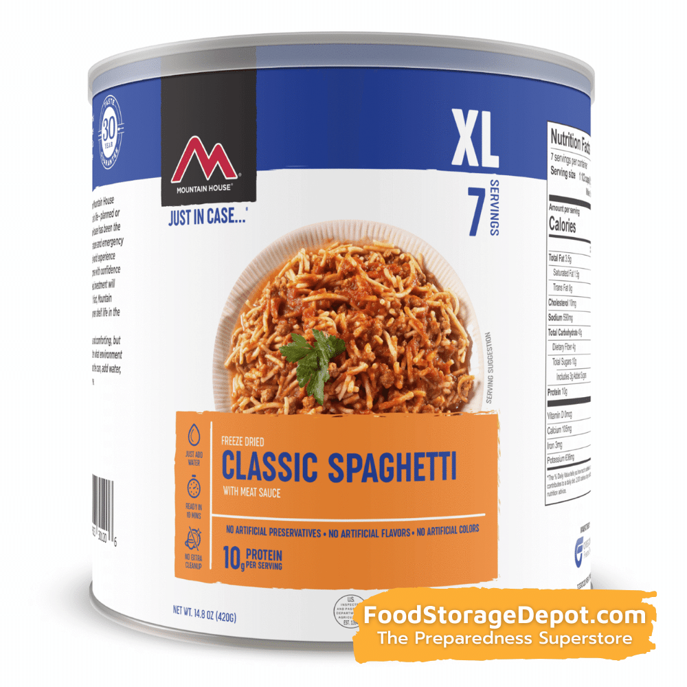 Freeze-Dried Spaghetti with Beef Marinara Can - Mountain House