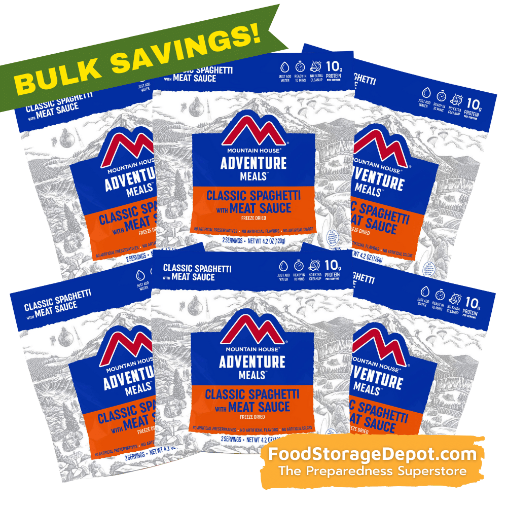 Freeze-Dried Spaghetti with Beef Marinara Pouch - Mountain House