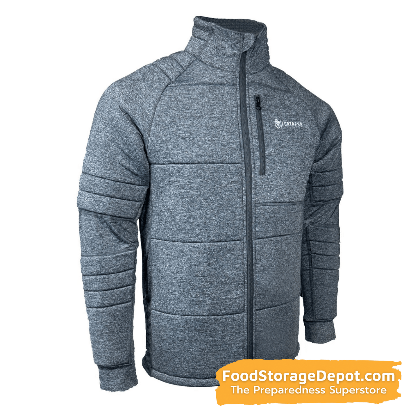 Fortress - Base Pro Full Zip Top (Gray)