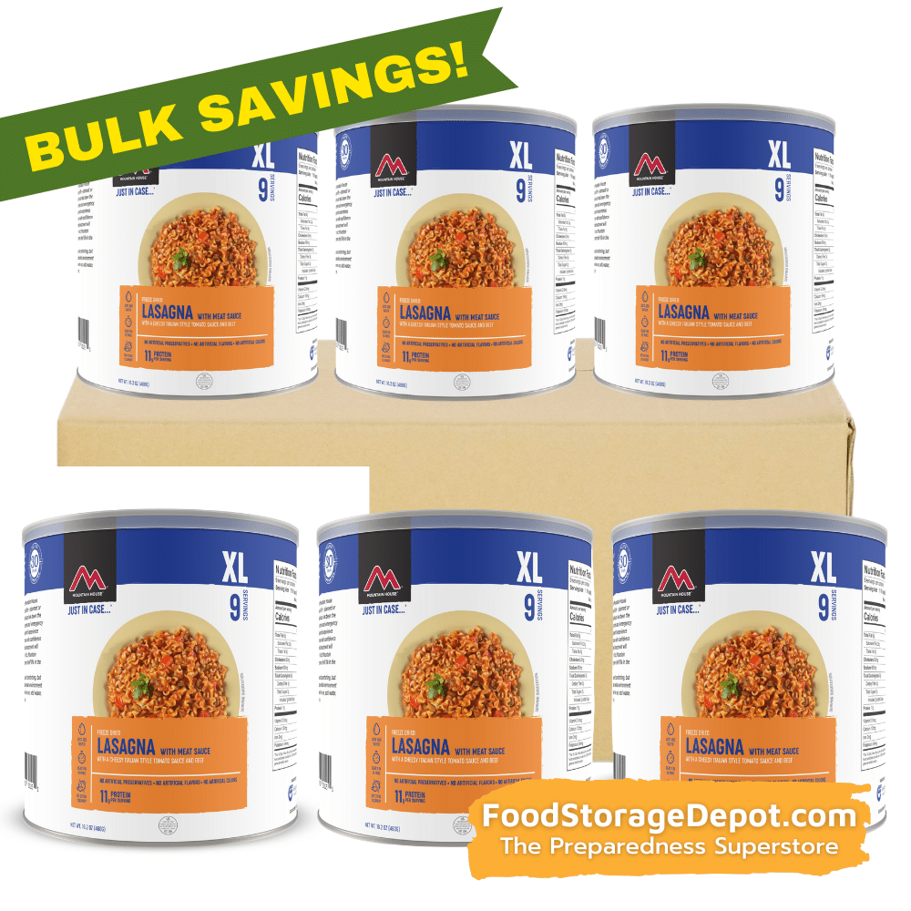 Freeze-Dried Lasagna with Meat Sauce Can - Mountain House