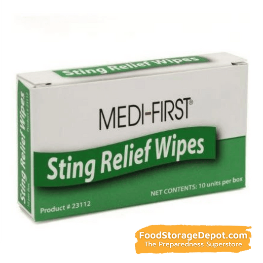 Insect Sting Relief Wipes, 10