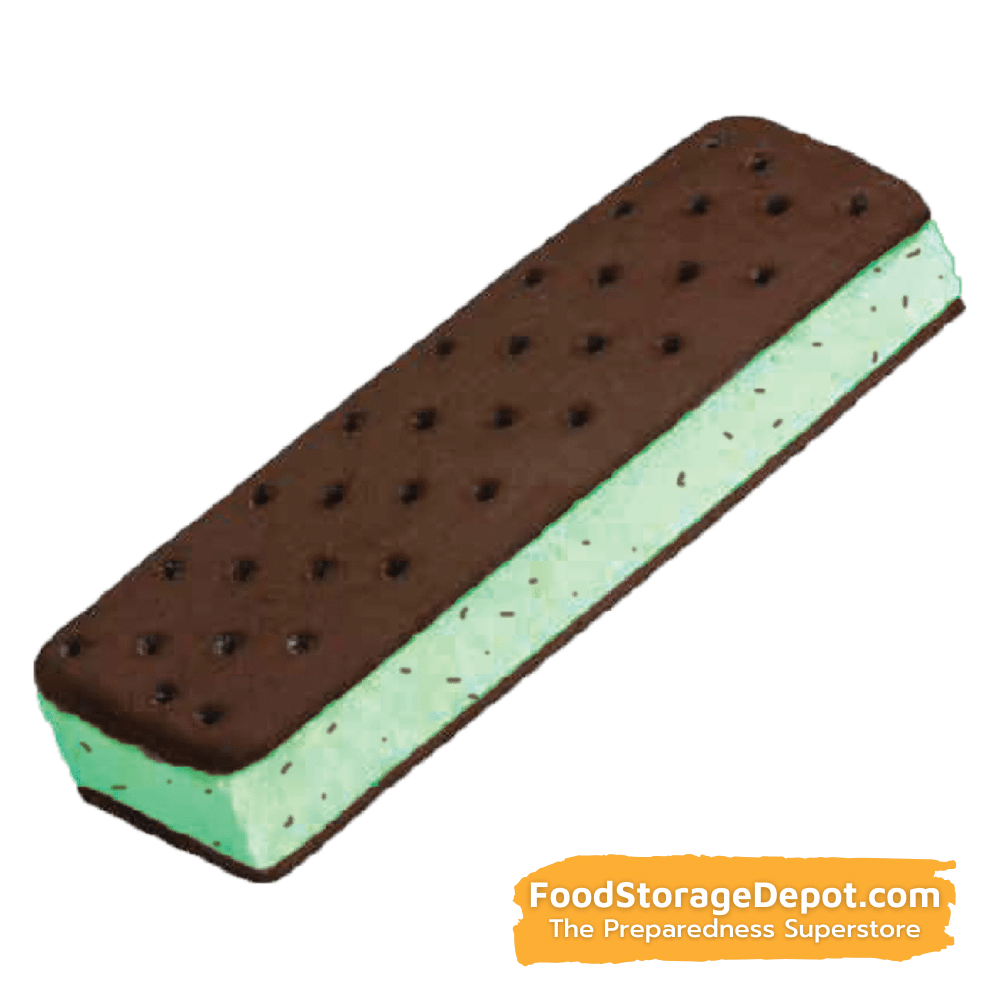 Freeze-Dried Mint Chocolate Chip Ice Cream Sandwich Pouch - Mountain House