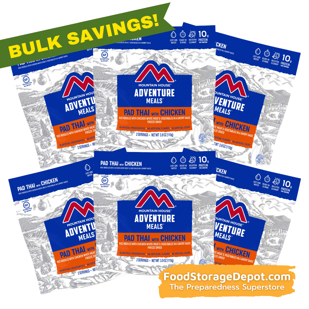 Freeze-Dried Pad Thai with Chicken Pouch - Mountain House (GF) Gluten Free