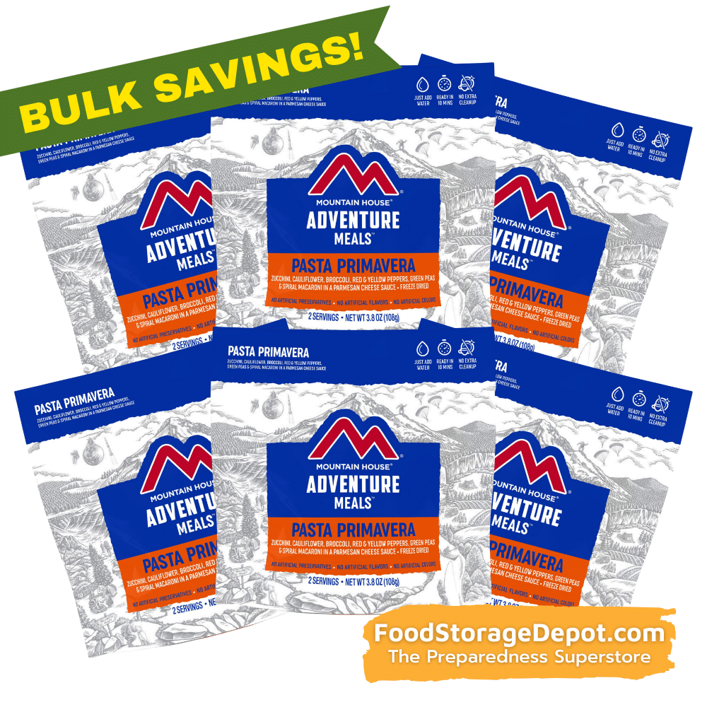 Freeze-Dried Pasta Primavera Pouch - Mountain House