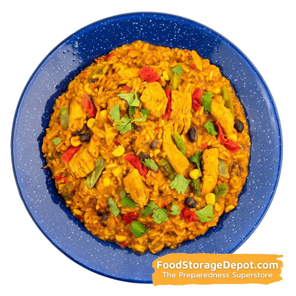 Freeze-Dried Chicken Fajita Bowl Pouch - Mountain House (GF) Gluten Free