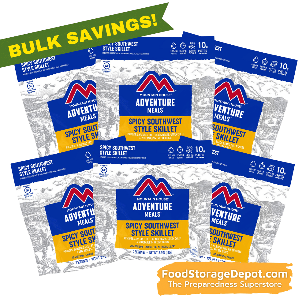 Freeze-Dried Spicy Southwest Skillet (Mountain House Pouch) - Gluten Free (GF)