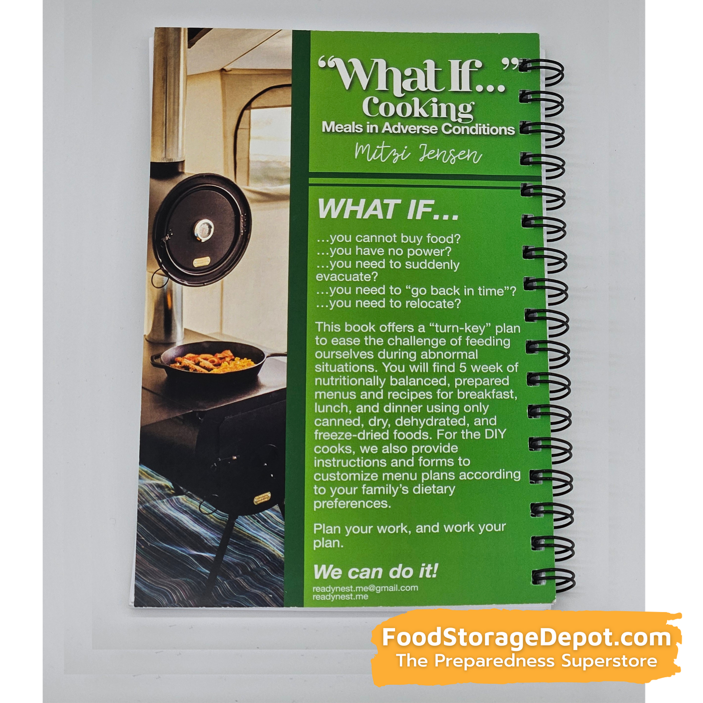 Book: What If?---Cooking Meals in Adverse Conditions by Mitzi Jensen