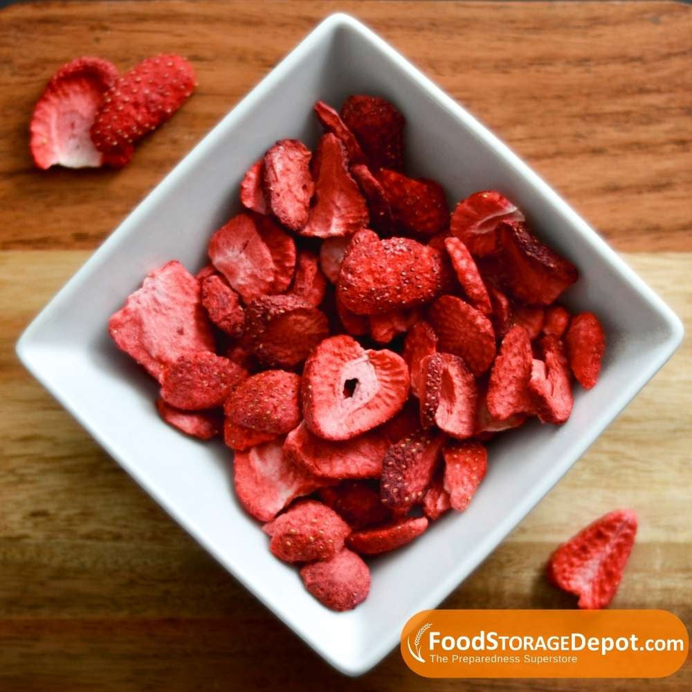 Ready Harvest Freeze-Dried Strawberry Slices (30-Year Shelf Life!)