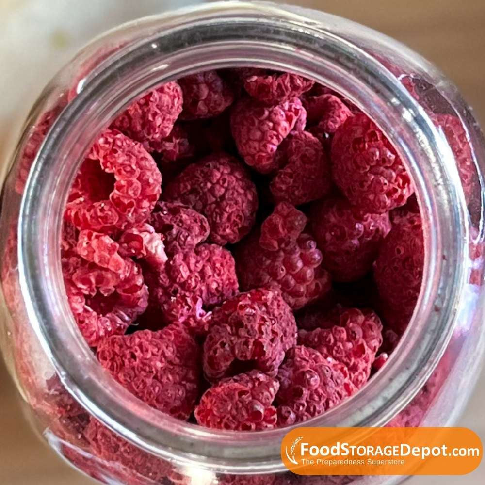 Ready Harvest Freeze-Dried Whole Raspberries (30-Year Shelf Life!)